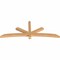 Ekena Millwork Alberta Smooth Timber Gable Bracket, Western Red Cedar, 84"W x 31"H x 3 1/2"D x 3 1/2"F, 9/12 Pitch GBW084X31X0404ALB00SWR - alternate 2